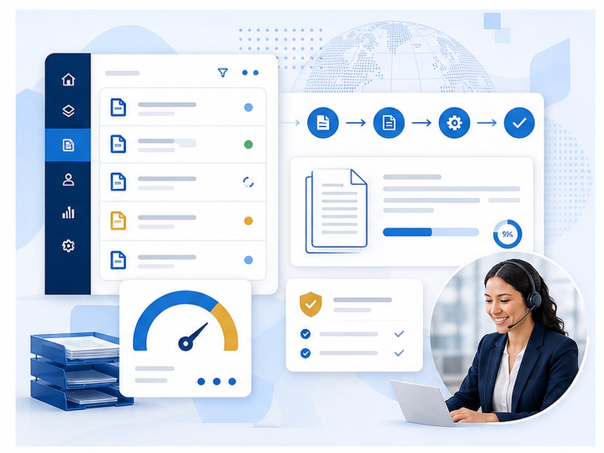 Designing exception handling in an outsourced back office process